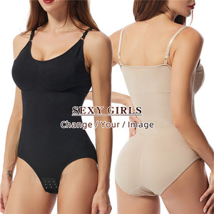 <b>Seamless</b> Shapewear Bodysuit for Women Tummy Control Butt Lifter Body Shaper Invisible Under Dress Slimming Strap <b>Thong</b> Underwear - Product Image 2