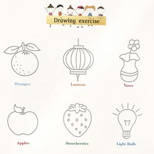 Ensemble <span class=keywords><strong>de</strong></span> cahiers d'exercices <span class=keywords><strong>de</strong></span> calligraphie Sank Magic avec impression en creux profond, format 21x29 cm - Product Image 3