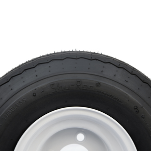 Ensemble de roue et pneu SRGCTW-008 pour voiturette de golf, pneu 18x8.5-8 4 plis et jante en acier blanc de 8 pouces - Product Image 5