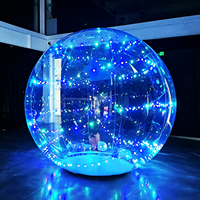 Ballon gonflable géant promotionnel, décoration, modèle de ballon hermétique, ballon rond gonflable personnalisé avec LED