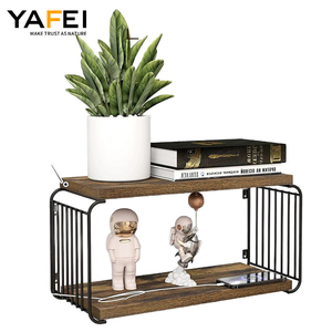 Ensemble de 2 tables de chevet flottantes, étagères murales pour chambre à coucher, salon, salle de bain, cuisine - Product Image 1