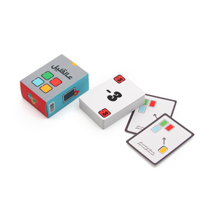 Juego de cartas de PVC para niños, juego de cartas de embalaje personalizado, tarjetas flash educativas para niños - Product Image 3