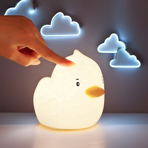 Phim hoạt hình Pat điều khiển đèn USB phòng ngủ vịt đêm đèn ngủ bảng LED Hot trẻ em trang trí cảm ứng đêm đèn ánh sáng - Product Image 1