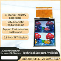 YD TFT 2,8-Zoll Touchscreen Farb-LCD-Bildschirm mit ST7789V Treiber-IC und LED-Hintergrundbeleuchtung 50x69,2x2,3mm