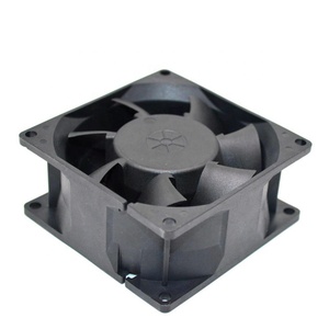 80mm 80X80X38mm 12V/24V/48V 4PIN FG PWM gran flujo de aire DC Axial ventilador sin escobillas 8038 - Product Image 3
