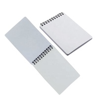 Carnet de Serveur A6 avec Logo Personnalisé, Journal à Spirale Vierge avec Couverture en PET