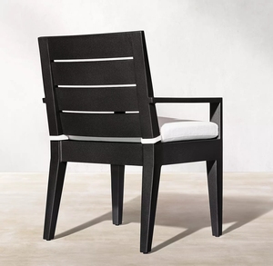 Ensemble de meubles de jardin et de patio d'extérieur, table et chaises de salle à manger, 6 pièces, en aluminium moulé, couleur/taille personnalisée - Product Image 6