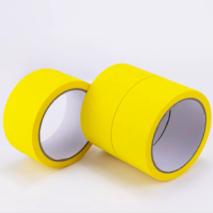 Jinghe Meilleure vente de ruban de masquage de <span class=keywords><strong>peinture</strong></span> de voiture simple face 18mm/48mm papier crêpe longueur 50m avec adhésif en caoutchouc pour supérieur - Product Image 2