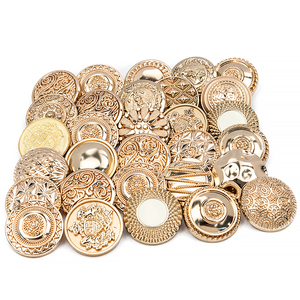 Polished Eco-Friendly Metal Shank <b>Buttons</b> Square Rectangle Smooth Brass Stainless Hardware For Uniform Blazer Tuxedo Coat Formal - Product Image 2