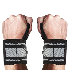 Taille personnalisée 20 "Poignets avec boucle de pouce pour l'haltérophilie Gym Powerlifting Support de poignet Sangles d'haltérophilie réglables - Product Image 5
