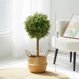 Decoración del hogar para interiores/exteriores con <span class=keywords><strong>maceta</strong></span> <span class=keywords><strong>de</strong></span> árbol <span class=keywords><strong>de</strong></span> simulación ecológica artificial con bola <span class=keywords><strong>de</strong></span> madera <span class=keywords><strong>de</strong></span> flores para la boda <span class=keywords><strong>de</strong></span> Acción <span class=keywords><strong>de</strong></span> Gracias - Product Image 1