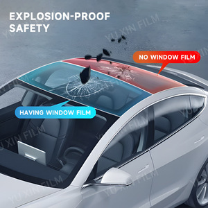 <span class=keywords><strong>Film</strong></span> de protection solaire et de confidentialité Yuxin 99UVR 3Mil pour vitres, <span class=keywords><strong>film</strong></span> teinté réfléchissant pour vitres de voiture - Product Image 4