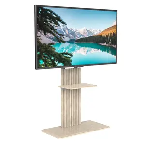 <span class=keywords><strong>Jiesheng</strong></span> Nuevo Soporte Móvil para TV de Madera y Acero de 32-70 Pulgadas, Base con Ruedas Giratorias de 360 Grados, Inclinables y con Capacidad para 40 kg - Product Image 5