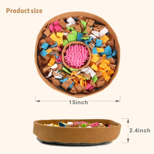 Tappetino Interattivo per Cani e Gatti, Stimola le Abilità di Foraggiamento Naturale, per Viaggi e Uso Quotidiano - Product Image 2