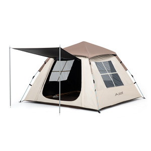 Outdoor Portable Folding Automatic Tent 210x210x140cm Double Layer 6-8 Person Rainproof Sun Protection Camping Gear - Product Image 1