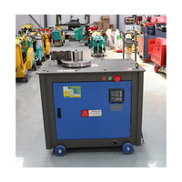 Cintreuse automatique de fer à béton GF20 GF28 GF32 GF36 16-40mm, machine à cintrer les anneaux en acier ondulé CNC avec moteur