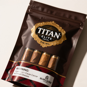 25g 30g 50g 100g túi bao bì thuốc lá có khóa kéo thuốc lá lá thuốc lá đứng lên túi - Product Image 2