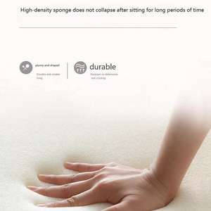 Divano Curvo in Tessuto Lana d'Agnello Stile Crema Lusso Leggero, Zona Relax Curva Accessibile, Divano Famoso su Internet - Product Image 3