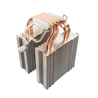 Refroidisseur de processeur à double tour, ventilateur de 9 cm, caloduc, 120 W, universel pour ordinateur Intel LGA 2011 1700 1851 775 1156 1120 AMD FM AM2 AM3 AM5 AM4