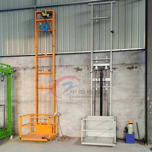 Plateforme élévatrice hydraulique électrique pour marchandises, petit élévateur de fret 500 kg à rail de guidage pour <span class=keywords><strong>escalier</strong></span>, <span class=keywords><strong>prix</strong></span> usine - Product Image 2