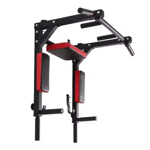 Attrezzatura Fitness Pieghevole per Casa, Barra Doppia da Parete per Trazioni e Supporto per Sacco da Boxe - Product Image 6