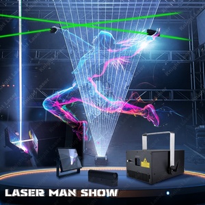 Profesional Dj Party 15W con 40kpps Scanner Laser <span class=keywords><strong>Man</strong></span> Show Proyector de luz láser - Product Image 1