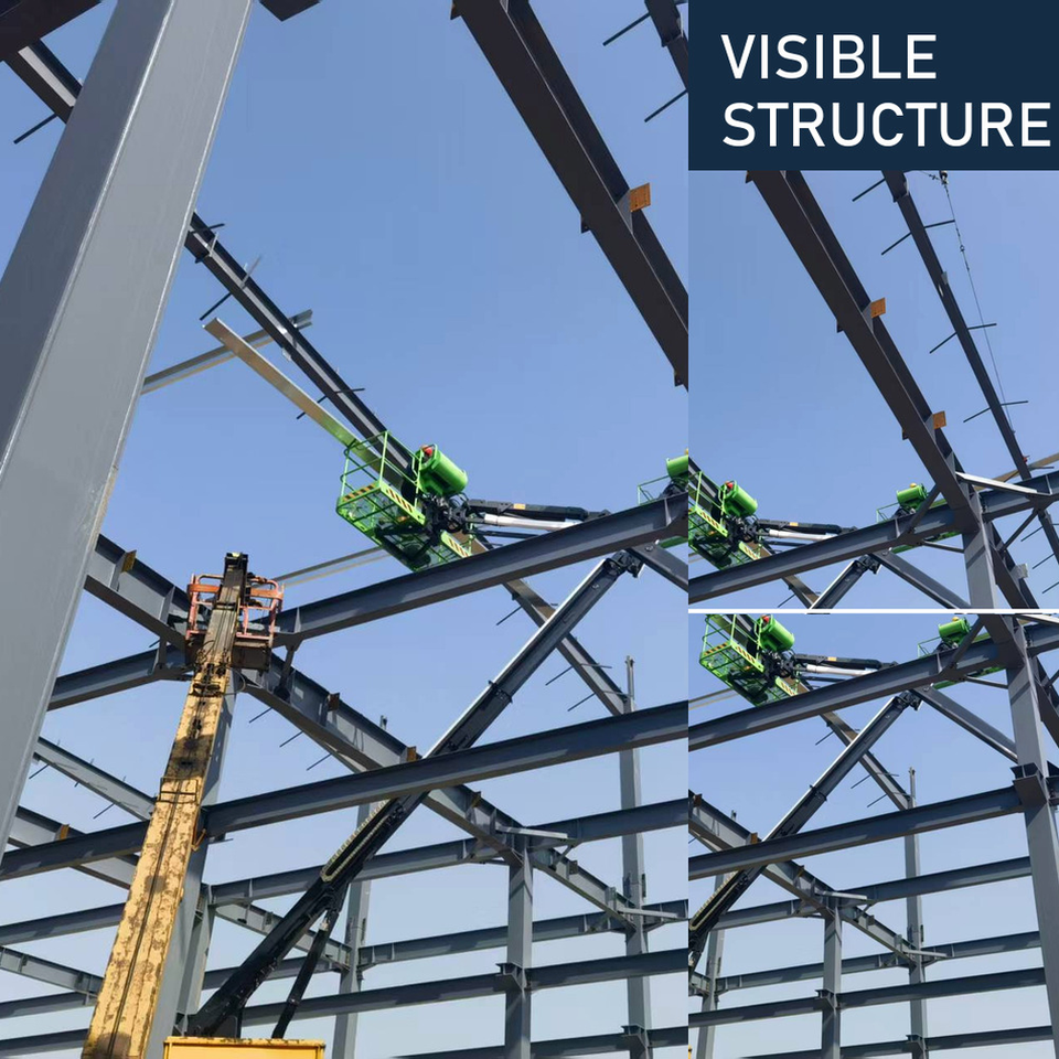 Steel Waredrop Industrial Plant Construction Application Steel Frame Factory Workshop ...