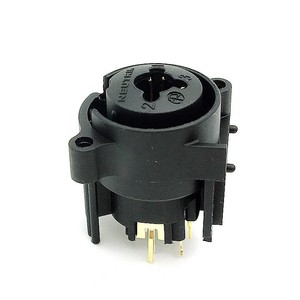 Connecteur combiné horizontal 3 cœurs <span class=keywords><strong>XLR</strong></span>-PJ-07 femelle avec <span class=keywords><strong>prise</strong></span> <span class=keywords><strong>jack</strong></span> stéréo 1/4 pouces et connecteur à poussoir – Fabricant - Product Image 4