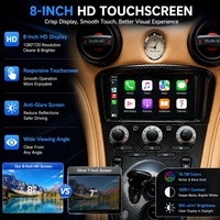 Autoradio Android 8 pouces RoadNavi pour Maserati 4200 GT 2004-2010 avec GPS intégré, aide au recul, tableau de bord, CarPlay sans fil, 4G