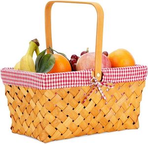 Cesta de Picnic para Exteriores <span class=keywords><strong>al</strong></span> <span class=keywords><strong>por</strong></span> <span class=keywords><strong>Mayor</strong></span>, Compra a Granel, Cesta de Mimbre para Cuatro Personas, de Plástico, Estilo Japonés, para Niños, Blanca, con Forma de Corazón, para Almacenamiento - Product Image 1