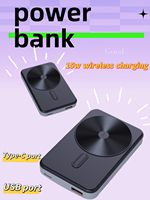 Nouvelle banque d'alimentation portable extérieure magnétique sans fil 5000mah Mini petite banque d'alimentation à charge rapide 15W pour Iphone