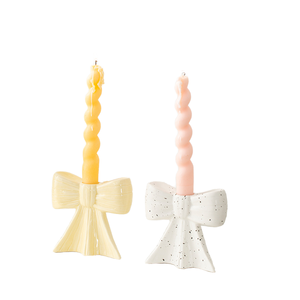 Vendita calda stile coreano nella classica ragazza con fiocco a cuore in ceramica per aromaterapia candelabro altalena con candela di <span class=keywords><strong>vetro</strong></span> transfrontaliera - Product Image 6