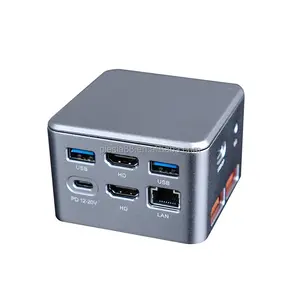 Desktop X86 Mini PC Full HD Display N5105 N100 12th CPU N95/N300 Dual HD Display 8GB/16GB 512GB SSD Type-C RS232 NUC Mini