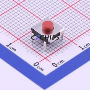 TC-1157-B-C Tactile Switch Through hole Component (THT) Switch Single Pole Single Throw Round Button 1.6N Through Hole - Product Image 1