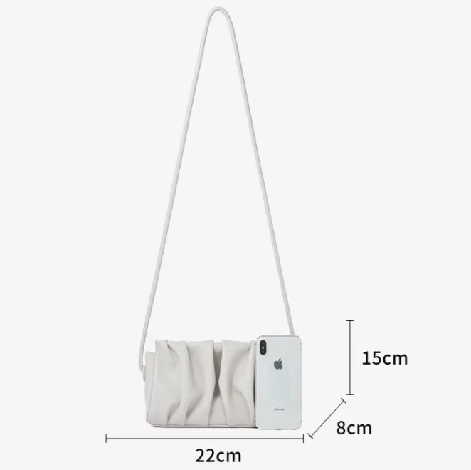 패션 유행 비건 가죽 작은 지갑 지갑 체인 Crossbody 가방 휴대 전화 파우치 가방