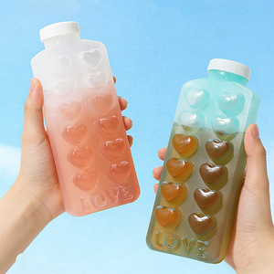 Moule à glaçons en forme de cœur, en PP de qualité alimentaire, pour le stockage au réfrigérateur domestique, design amour - Product Image 1