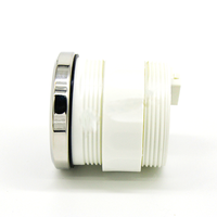Indicateur de niveau de réservoir d'eau 52 mm en acier inoxydable 316 avec piston noir pour caravane et camping-car 9-32V CN;GUA