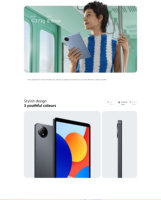 Redmi Pad SE 8 6+128GB EU, Procesador Qualcomm de Cuatro Núcleos, Pantalla Táctil, Carga Rápida, Android, Entretenimiento, Wi-Fi, Nuevo USB-C