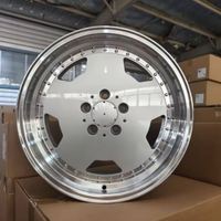 Jantes forgées 3 pièces 5x112 de 17, 18, 19 pouces en alliage à déport profond pour Mercedes Benz Classe E E60 E55 E53 C63 C43 CLA35