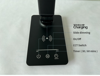 Lampe de bureau LED sans fil, soin des yeux, à intensité variable, tactile, pliable, lampe de lecture, rechargeable, éclairage de nuit, bureau, étude