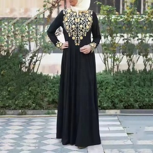 Turco Dubai Caftan Femme Vintage ultimi disegni Abaya per le donne uno si adatta a tutti i vestiti da preghiera di primavera Hijab abiti musulmani Abaya - Product Image 4