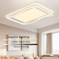 Salon Maison Intelligente Plafonnier Télécommande Luminaires Conception Chambre Grandes Lumières Design Maison Monté Plafonnier Led