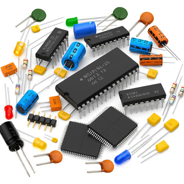 BOM for Electronic Components ICs Capacitors Resistors Connectors Transistors Crystal Diodes MOSFET Sensors Memory
