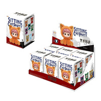 Caja de 12 Unidades al por Mayor, Anime EAKI Jujutsus Kaisened Cat Paradise Party, Caja Ciega de Peluches Coleccionables, Caja Misteriosa para Juguetes y Regalos