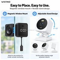 Caméra de sécurité AI Wistino pour intérieur/extérieur, surveillance domestique, babyphone, vision nocturne couleur vibrante, caméra Wifi Tuya