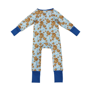 ชุดรอมเปอร์ฟักทองขนมปังขิงสำหรับเด็กเสื้อผ้าฤดูใบไม้ผลิฤดูใบไม้ร่วงสำหรับเทศกาลคริสต์มาส - Product Image 2