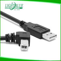 Kabel USB 2.0 ekstra panjang kabel kecepatan tinggi A ke B untuk Keyboard Midi, Monitor, instrumen, sistem cahaya strobo Mac PC