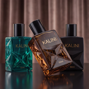 Flacon de <span class=keywords><strong>parfum</strong></span> de luxe en verre carré vide de 50 ml avec pompe à sertir pour <span class=keywords><strong>femme</strong></span>, avec boîte – Vente en gros - Product Image 2