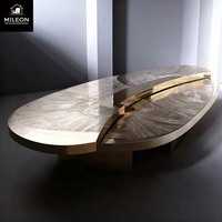 Table basse de luxe de designer, forme nuage irrégulière, en acier inoxydable gravé, pour salon, maison ou projet hôtelier
