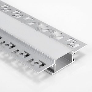 Barra integrada de alta calidad, tira de Luz lineal, lámpara de techo de perfil de aluminio Led oculta para el hogar para paredes y esquinas - Product Image 1